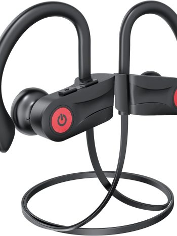 Boean Bluetooth Headphones, Wireless Headphones with 16 Hours Playtime Bluetooth 5.3 Wireless Earbuds HD Deep Bass Stereo Sound Isolation IPX7 Waterproof Earphones for Workout Running Sports