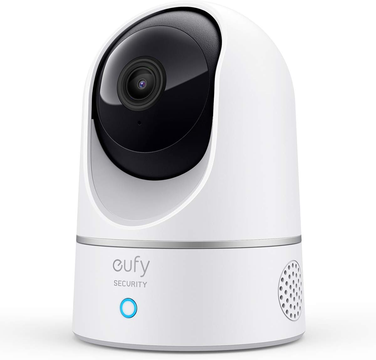 Security Indoor Cam E220, Camera for home Security, Pan & Tilt, Dog/Pet Camera, 2K Wi-Fi Plug-in, Motion Tracking, Motion Only Alerts, Night Vision, HomeBase 3 Compatible, Voice Assistant Support